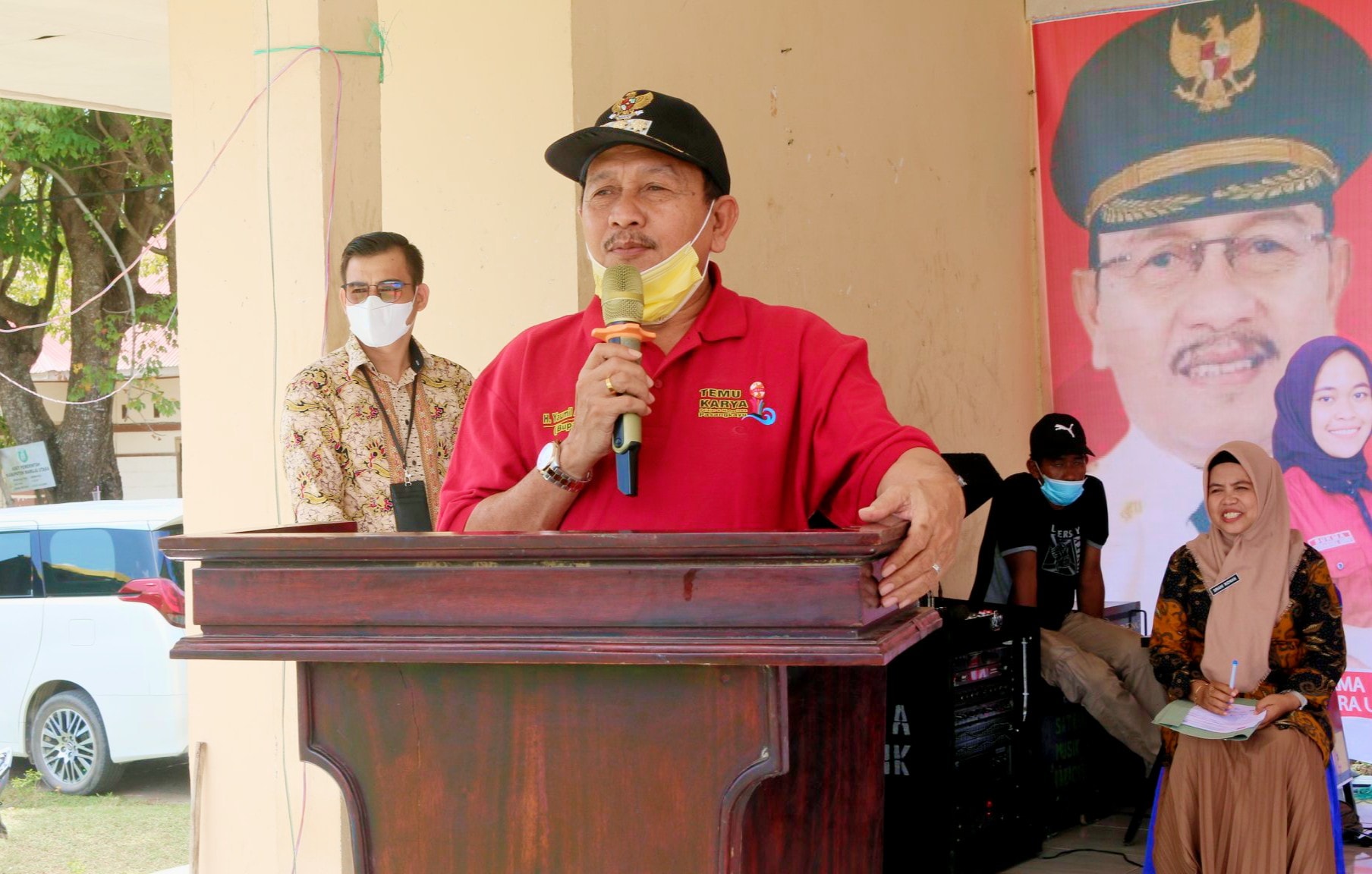 Hadiri Temu Karya Pelajar dan Mahasiswa, Bupati Yaumil Memotivasi Untuk Jadi Pemimpin di Masa Depan